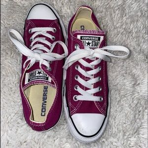 Purple Clean Converse